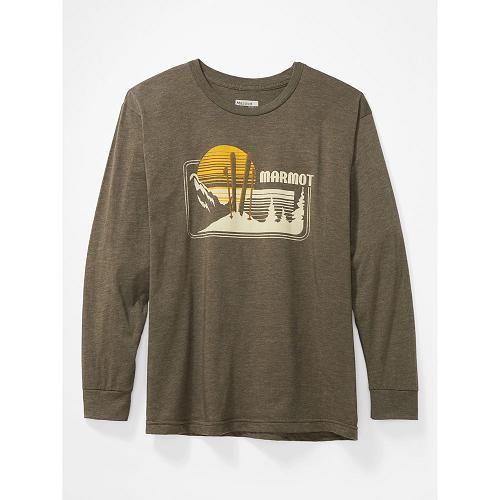 Marmot Clothes Brown NZ - Freestyle T-Shirts Mens NZ7465382